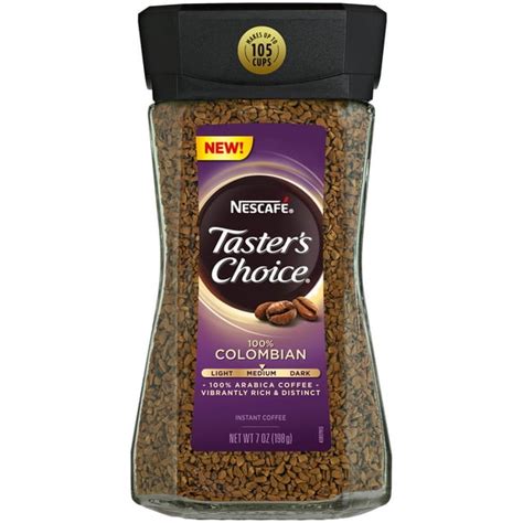 taster's choice colombian instant coffee